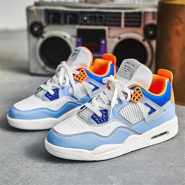 Herrsneakers Andas löparskor Mode Damsportskor 02 WhiteBlue 44