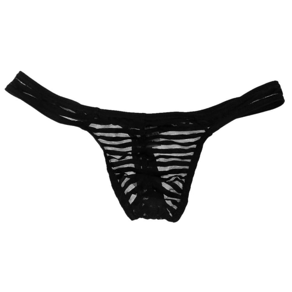 2 Män Sexiga Lågväxta Sheer Mesh G-string Underkläder Stringtrosa T-rygg