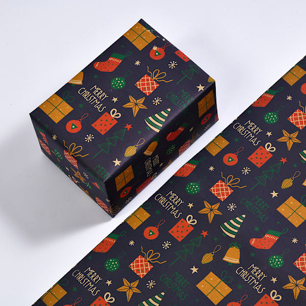 10 st nya julklappspapper för julparty Christmas gift