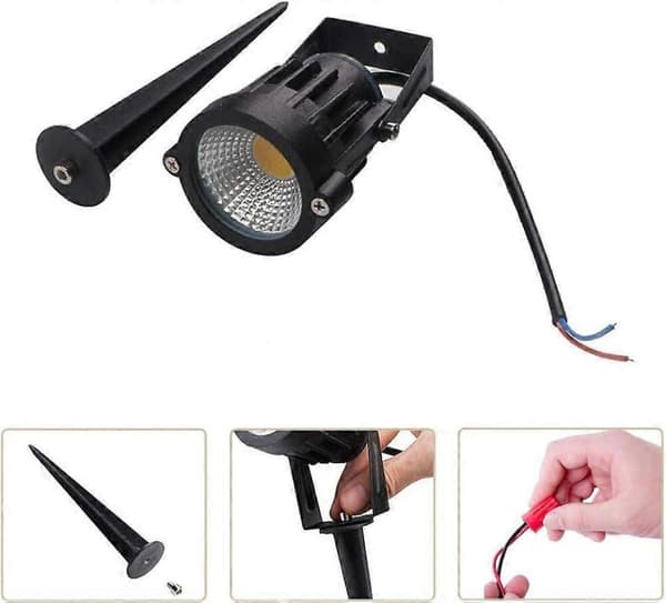 12V LED Utomhusspotlights, Vattentäta, Landskapsbelysning