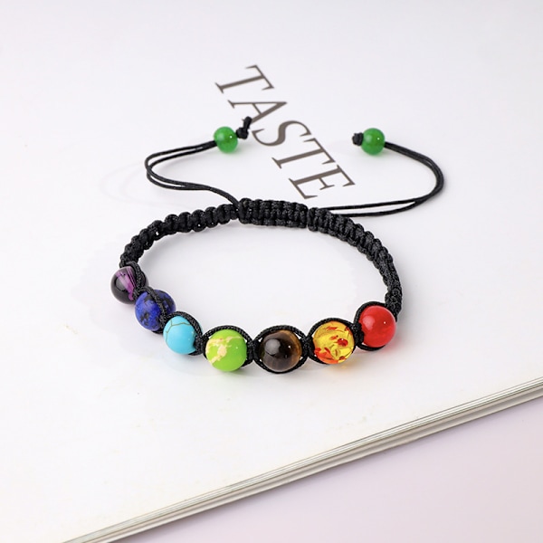 Armband Ny Sju Färger Regnbåge Energi Vävt Armband Smycken Jul