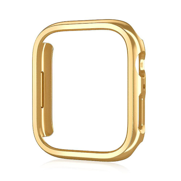 Bebetter Shxx 2-pack kompatibel för Apple Watch case [inget skärmskydd Gold 41mm