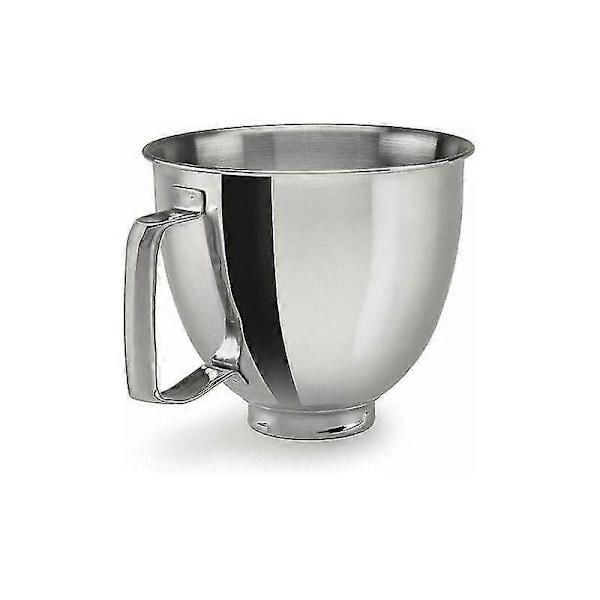 Rostfri skål kompatibel med Kitchenaid Tilt-head Mixer 4,5-5 Quart, kompatibel med Kitchenaid blandningsskål, diskmaskinsäker_SJJYV