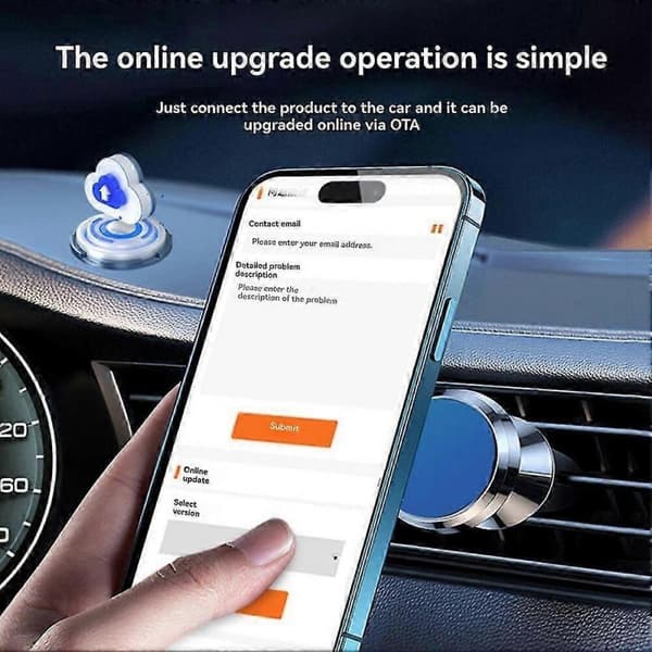 CarlinKit Mini SE Pro Bil CarPlay Adapter Trådlöst Stöd CarPlay & Android Auto för IOS Android Plug & Play