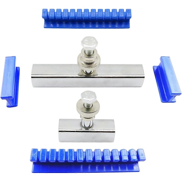 Bil Lackfri Buckla Borttagare Verktygssats Nylon Auto Kaross Buckla Borttagare Verktygssats 6 Pack Blå Limflik Buckla Borttagare