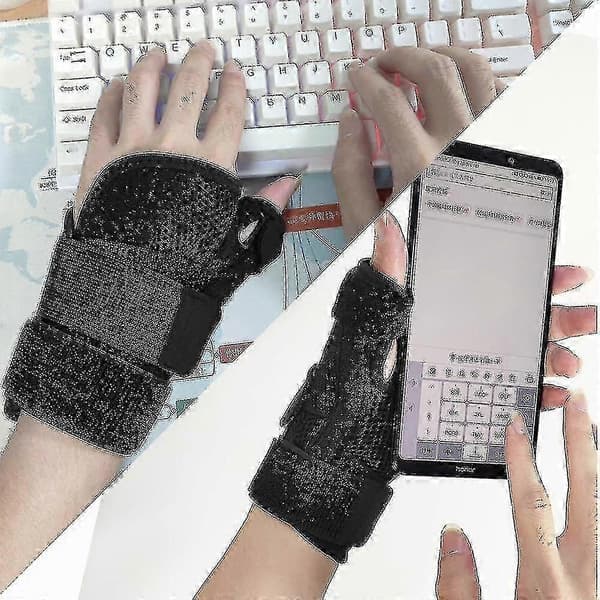 Justerbart tumstöd för handleden med flexibelt tumstöd