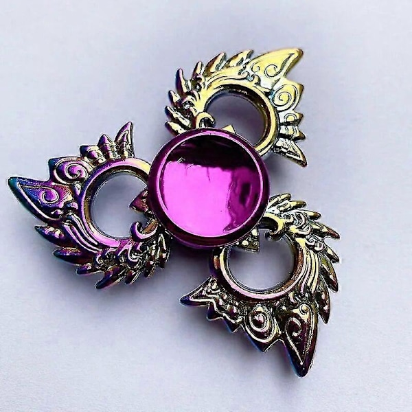 Ny 28 Stil Färgglad Metall Fidget Spinner Dekompression Legering Regnbåge Hand Spinner Edc Vuxen Finger Stress Relief Leksak Grossist_Italiensk Design Q21