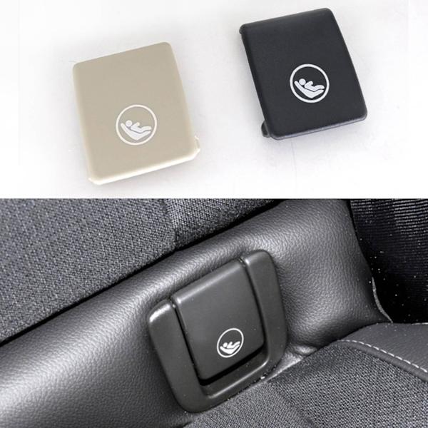 Bil Bakre Säteskrok ISOFIX Skydd Barnrestraint För Volvo V60 V90 XC40 XC60 S60 S90 Bil Bakre Säteskrok Svart