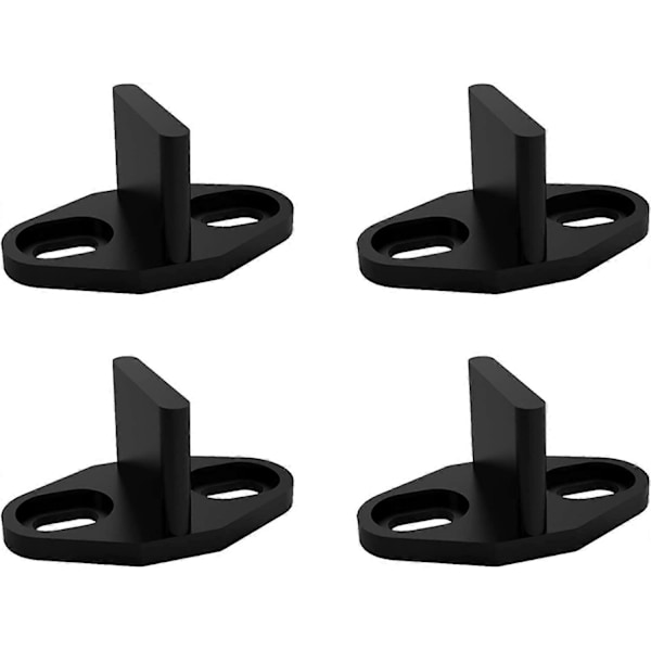 Fickdörrsguide, 4 st Skjutdörrsgolvguide Skjutbar ladugårdsdörr Botten för skåpdörr Trädörr