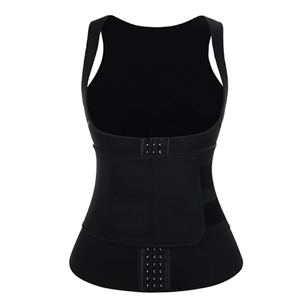 Sauna Sweat Waist Trainer Väst för Kvinnor, Sauna Suit Viktminskning Träning XXXL