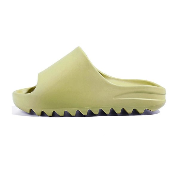 Unisex kuddslides sandaler Anti-halk Ultramjuka tofflor Hem Cloud Shoes Green 42-43