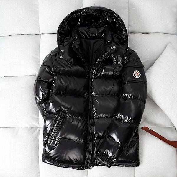 Blank Glans Kort Dunjacka Herr Vinterjacka Ståkrags Dunjacka W XL