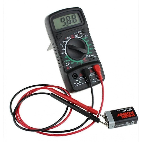 LCD Digital Multimeter AC DC Voltmeter Spänningstestare Krets Testare