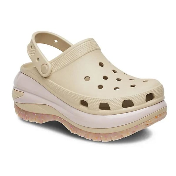 Klassisk Mega Crush Clog Tjock Eva Platform Skor Tjock S tan 36-37