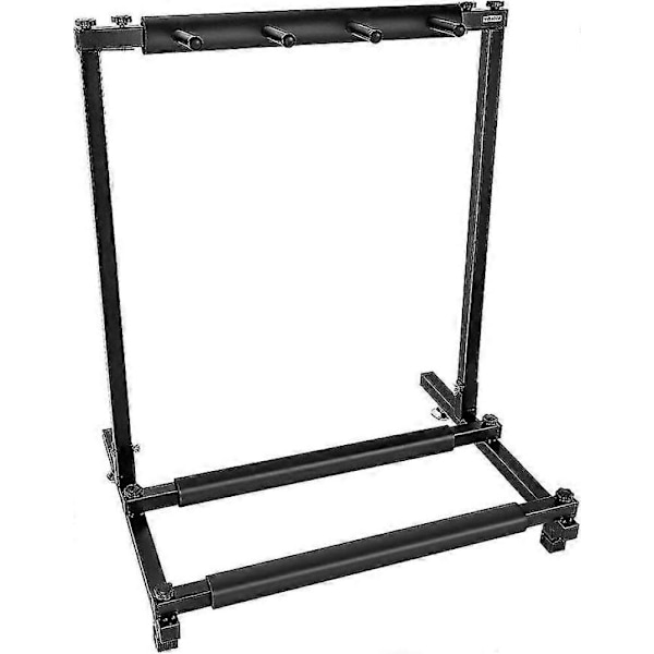 Multifunktionellt Gitarrställ Hopfällbart Universellt Gitarrställ Svart Portabelt Gitarrställ Displayställ