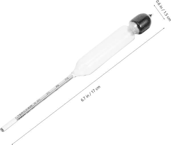 Sockerskala Hydrometer Sockerinnehållsmätare Handhållen Sockervätskehydrometer