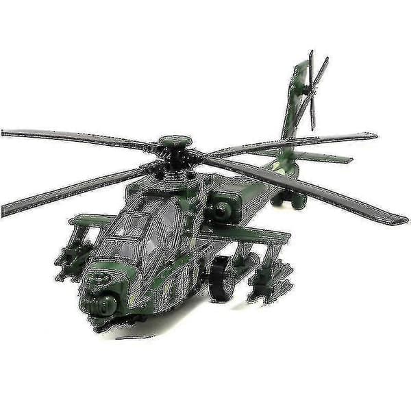 Helikoptermodell Legering Beväpnad Jaktplan Simuleringsmodell
