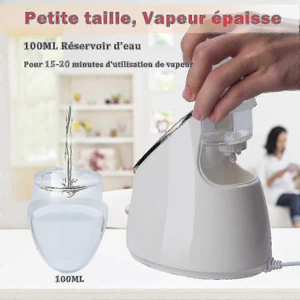 Ansiktsångare Bastu, 100ml Luftfuktare Ansiktsvårdsenhet, Vit