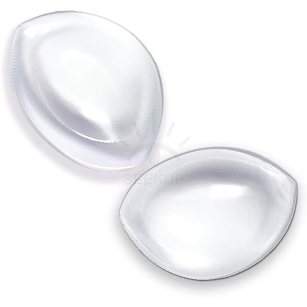 Silicone Bröstkuddar för Kvinnor, Insatser för Bröstförstoring, Push-Up-Kuddar, Badkläder, Klar M, L, XL