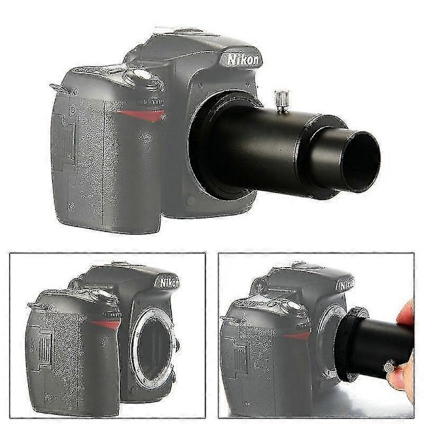 Helmetall Teleskop Kamera Adapter T-ring + 1.25\" Teleskopfäste Adapter + Förlängningsrör För Nikon Dslr För Canon Eos Dslr