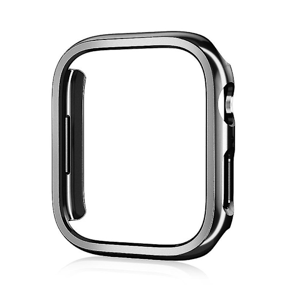 Bebetter Shxx 2-pack Kompatibelt för Apple Watch-fodral [inget skärmskydd Black 41mm