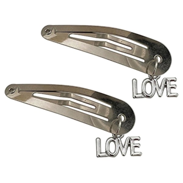 Bobbyclip Y2k Hårklämma Y2k Bobbypins Hårspännband Hårsmäll Love