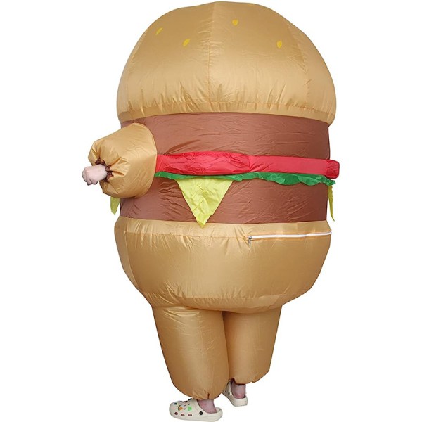 Halloween Burger Uppblåsbara Kläder Uppblåsbar Halloween Party för vuxna