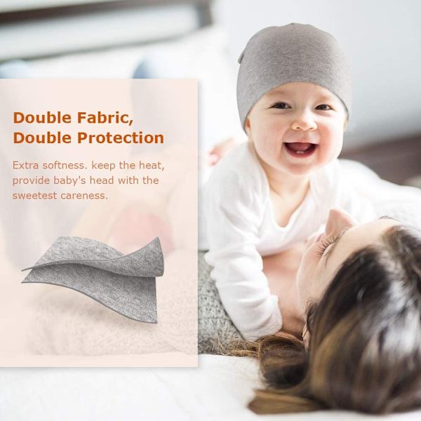 Baby Beanie Nyfödd Småbarn Mjuk Söt Stickad Hatt Sjukhushattar för STYLE1