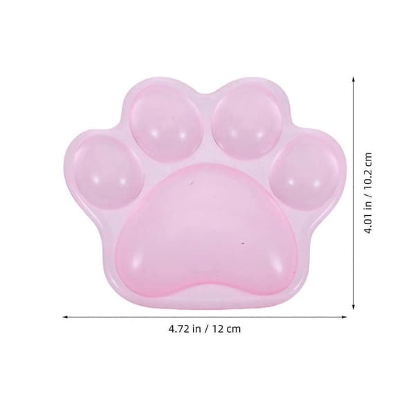 Söt Rosa Katt Tass Silikon Handledsstöd för Datormus Handledskudde