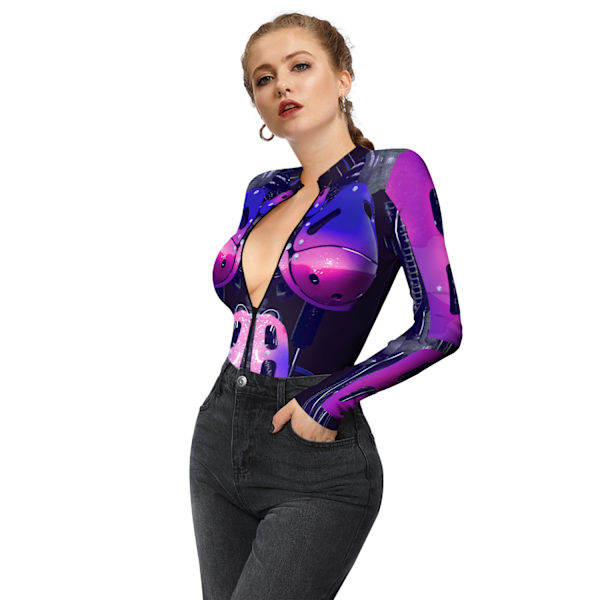 Kostym för kvinnor - Sexig Sci-Fi Halloween-kostym BKAM013 XL
