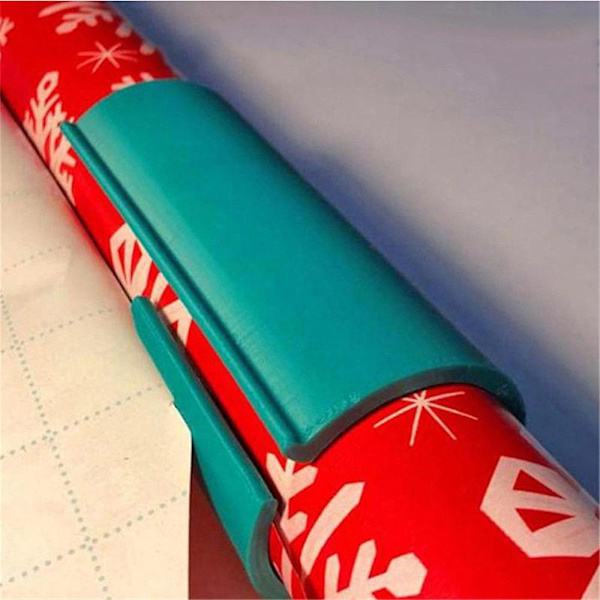 Bärbar omslagspappersskärare, presentpapper för födelsedagar och julhelger Green