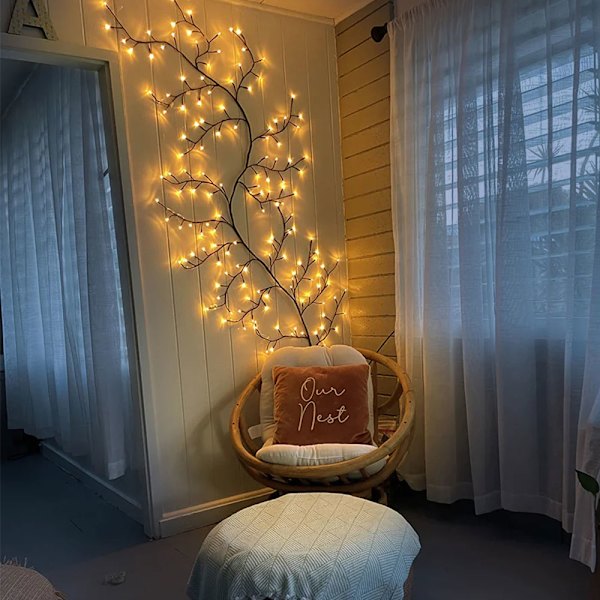 2023 Enchanted Willow Vine - Christmas Willow Vine LED-lampor EU