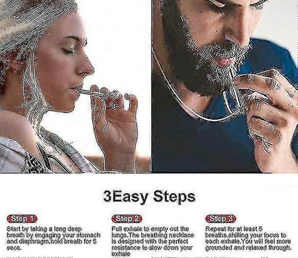 Andningshalsband för rökavvänjning