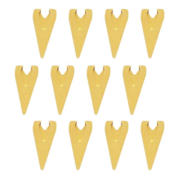 Sidmarkörer Metall Gem Bok Sidhållare Studenter 2.5X1CM 12-pack