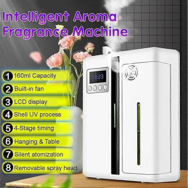 160ml Elektrisk Oljediffuser Doftmaskin Med Timer Ren Eterisk Oljediffuser Maskin