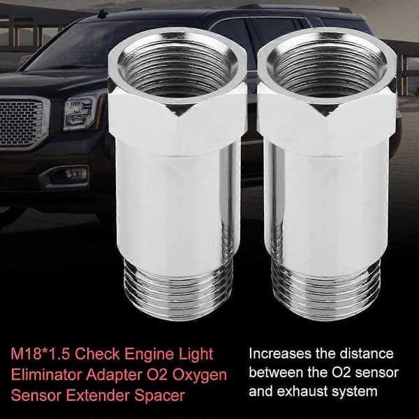 2 st Syresensor 45mm M18*1.5 Motorlampa O2 adapter+lambdasond
