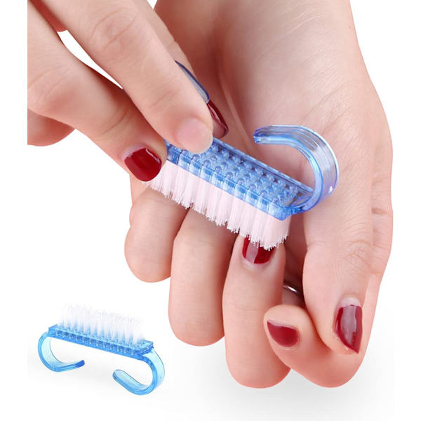 4 st Nagelborstar Set, Färgglada Nagelborstar för Cleani