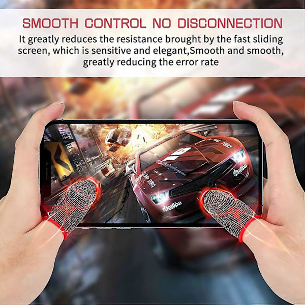 Fingertoppsskydd för Gaming Mobilspel Kontroller Tummärmar