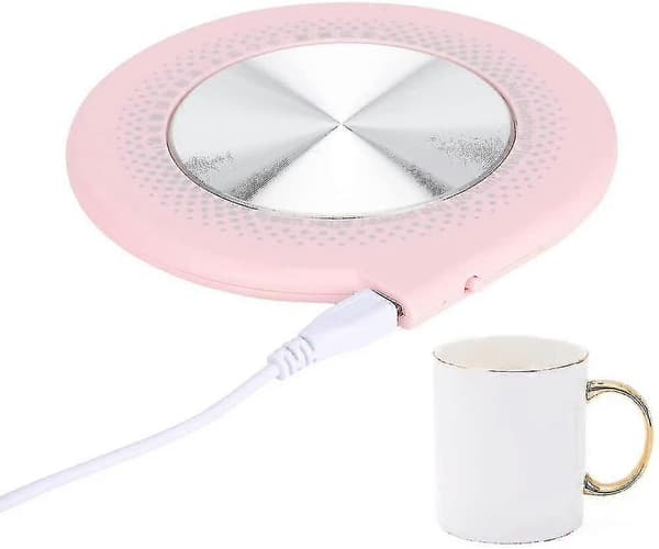 Värmeplatta för kaffe- och mjölktekopp, 10w, Rosa
