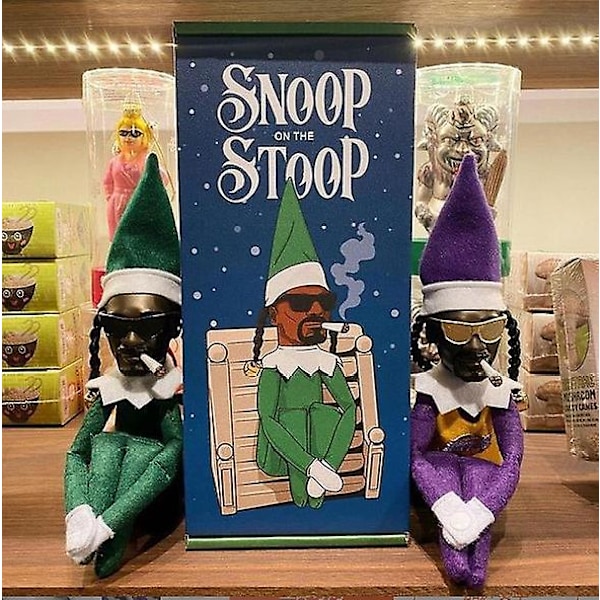 Snoop on a Stoop Julälvs-docka 216 Lila 3216 30cm