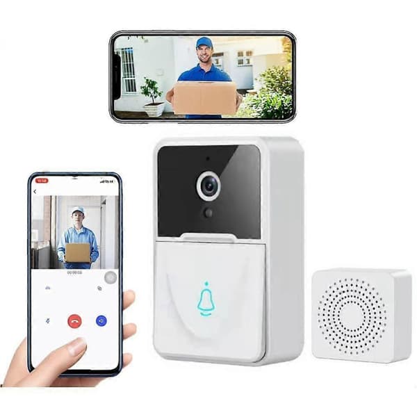 Smart Trådlös Dörrklocka Video Dörrklocka wifi Dörrklocka standardkonfiguration
