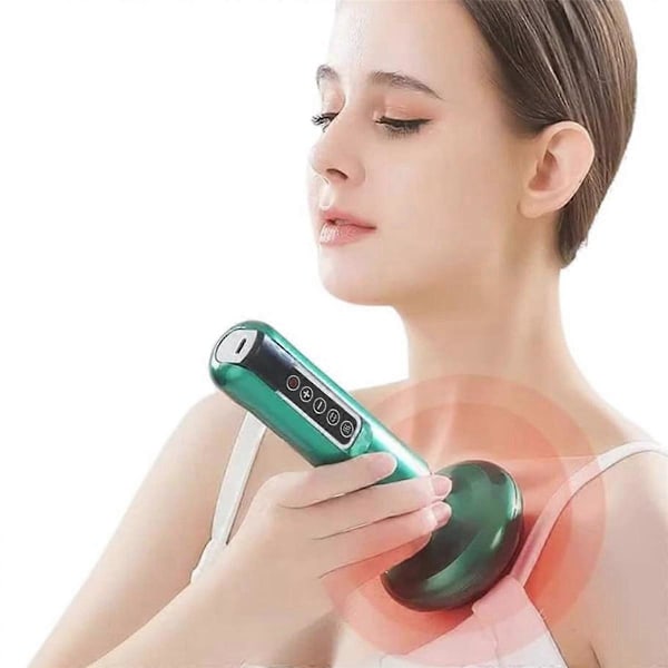 Smart Elektrisk Sugkoppsmassage Skönhetsset Anti Celluliter Koppning Vakuum Bantning Guasha Hälsa