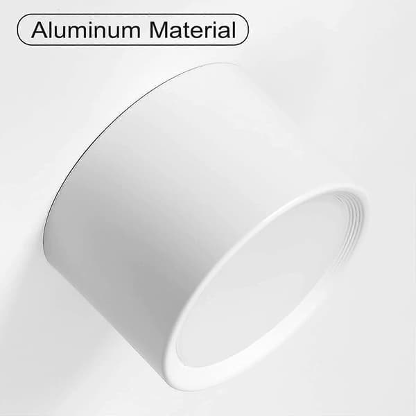 LED Takspotlight Vit Varmvit 3000K 12W Set om 140MM [Energiklass E]