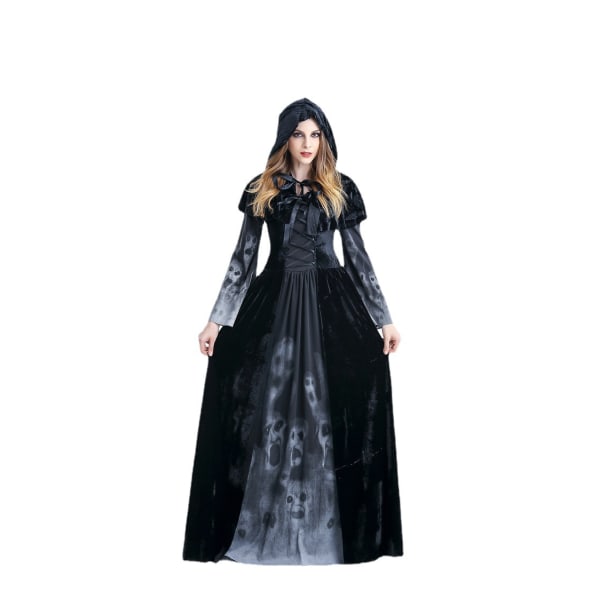 Vampira Gothic Adult - Kostym XL