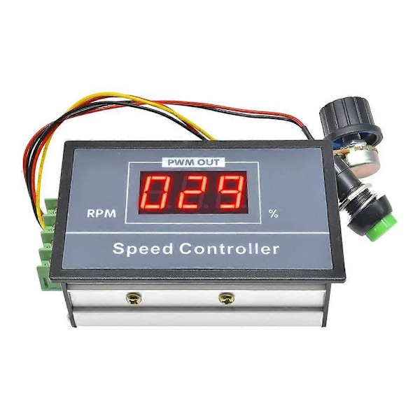 PWM DC Motorvarvtalsregulator (PWM) DC 6-60V 12V 24V 36V 48V 30A Justerbar Motorvarvtalsregulator