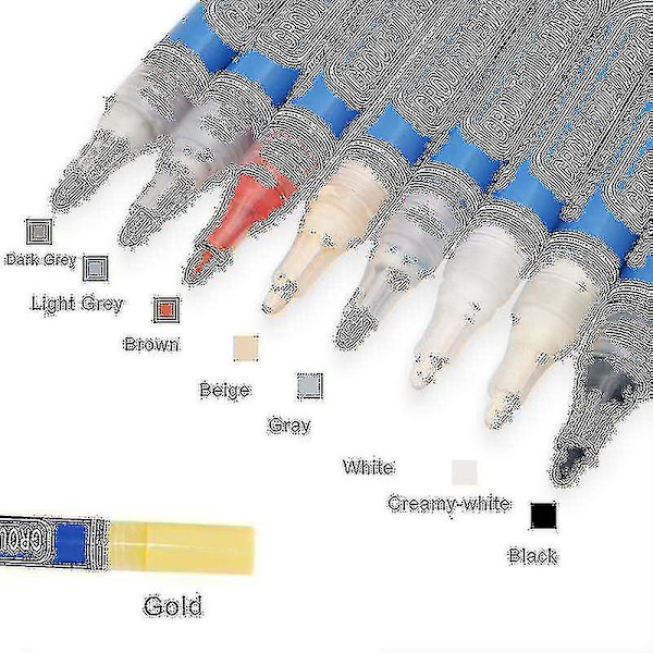 Grout Pen For Revives Restores Kakel I Kök Dusch Badrum Vattenpr Gray