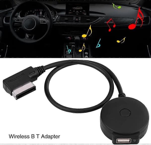 AMI MDI Bluetooth Musik AUX och USB hona USB adapterkabel för A4 A6 Q5 Q7 efter 2009