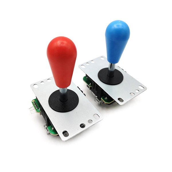 Arcade Joystick DIY-kit med Nollfördröjning USB-styrenhet för PC, Oval Boll J
