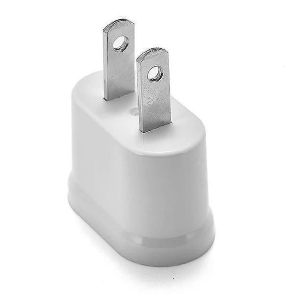 US & EU till US Plug AC Vägg Universal Reseadapter, AC 250V (Vit)