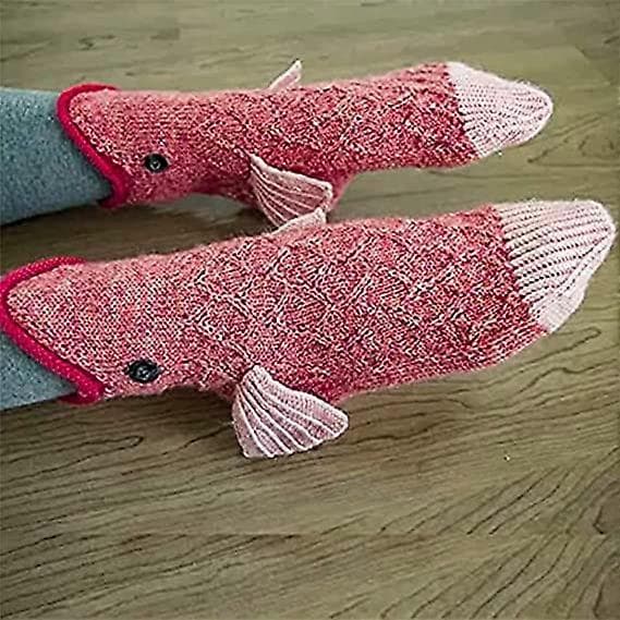 Roliga Strumpor Stickade